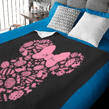 Discover Disney Minnie Mouse Pink Easter Baby Blankets