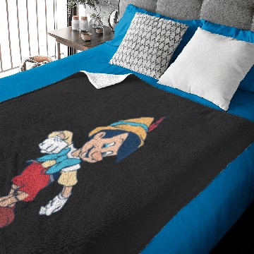 Discover Disney Pinocchio Vintage Portrait Baby Blankets