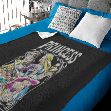 Discover Disney Princess Group Retro Portrait Baby Blankets