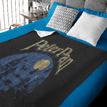 Discover Disney Peter Pan Group Shot London Night Silhouette Baby Blankets