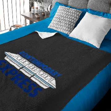 Discover Ride in Style with Disneys Contemporary Resort Monorail TShirt Baby Blankets