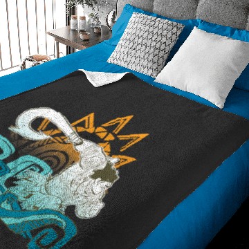 Discover Disney Moana Maui Hook Surf and Sun Gradient Graphic Baby Blankets