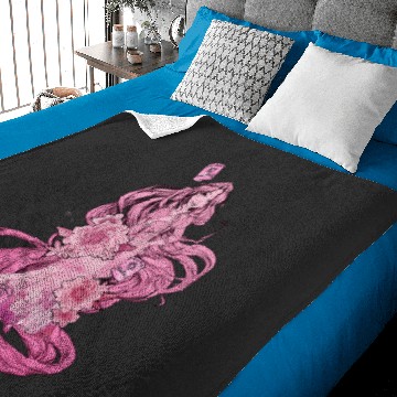 Discover Disney Tangled Pink Tonal Rapunzel Portrait Baby Blankets