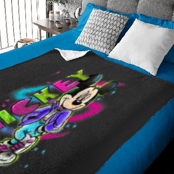 Discover Disney Mickey Mouse Airbrush Baby Blankets
