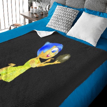 Discover Womens Disney Pixar Inside Out Joy Grabbing A Memory Cute Retro V-Neck Baby Blankets