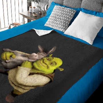 Discover Shrek and Donkey  6: Shrek Same Swamp Forever , Shrek Shirt, Disney Fiona Princess , Shrek,Shrek Baby Blankets