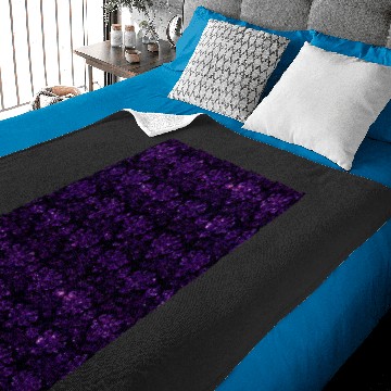 Discover Disney Haunted Mansion purple glitter pattern Graphic Baby Blankets