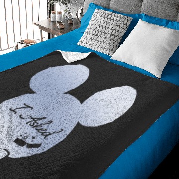 Discover Disney I Asked Proposal Engagement Ring Bow Tie Mickey Baby Blankets