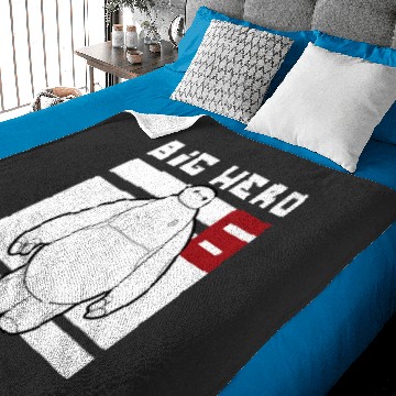 Discover Disney Big Hero 6 Baymax All White Flag Baby Blankets