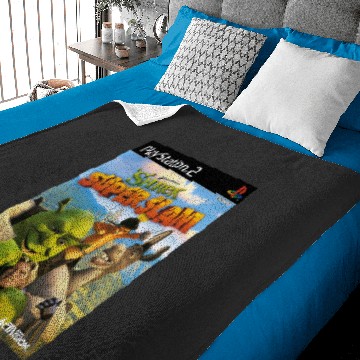 Discover Shrek Super Slam PlayStation 2  : Shrek Same Swamp Forever , Shrek Shirt, Disney Fiona Princess , Shrek,Shrek Baby Blankets
