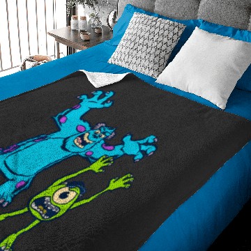 Discover Disney Pixar Monsters University Sulley And Mike Baby Blankets