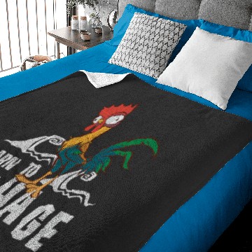 Discover Disney Moana Hei Hei Rooster Born To Voyage Chest Portrait Baby Blankets