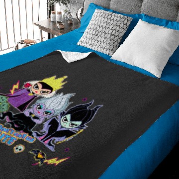 Discover Disney Villains Chibi Dont Call Us Cute Baby Blankets