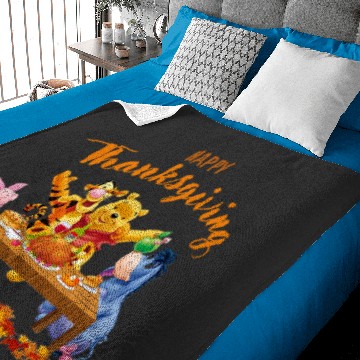 Discover Happy Thanksgiving Baby Blankets, Disney Pooh The Winnie, Eeyore Baby Blankets
