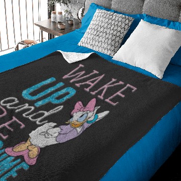 Discover Disney Daisy Duck Be Awesome Baby Blankets
