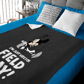 Discover Disney Mickey Just Here For Field Day Baby Blankets