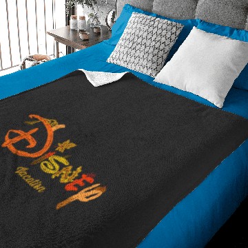 Discover Disney Autumn Fill Logo Fall Trip Vacation Baby Blankets