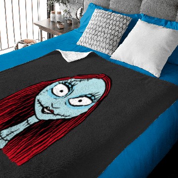 Discover Disney The Nightmare Before Christmas Sally Big Face Baby Blankets