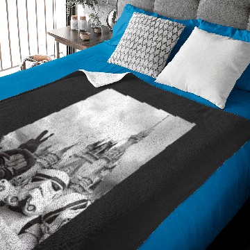Discover Darth Vader Trooper Selfie Disneyland Baby Blankets