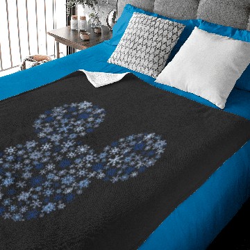 Discover Disney Mickey Mouse Snowflake Fill Baby Blankets