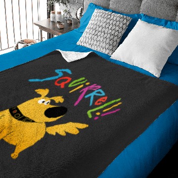 Discover Disney Pixar UP Dug Squirrel Pose Baby Blankets