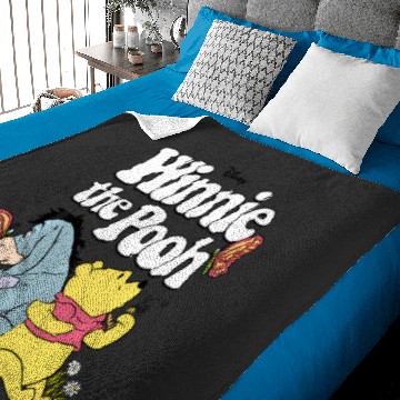 Discover Disney Winnie The Pooh - Retro Eeyore And Pooh Baby Blankets