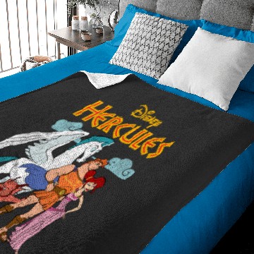 Discover Disney Hercules Classic Group Shot Vintage Baby Blankets