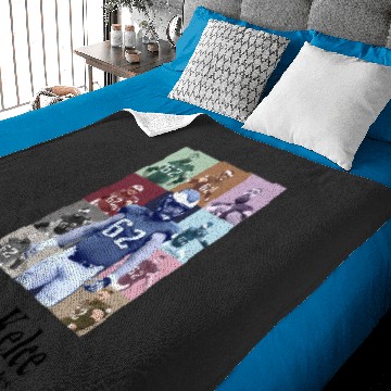 Discover Kelce Eras Tour Baby Blankets