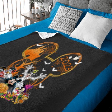 Discover Disney Halloween Mickey and Friends Lily Baby Blankets