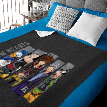 Discover Disneys kingdom hearts iii Mickeys mouse characters Baby Blankets