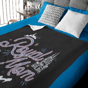 Discover Disney Princess Royal Mom Script Baby Blankets