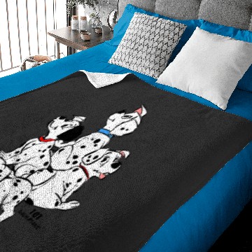 Discover Disney 101 Dalmatians Group Shot Puppies Baby Blankets