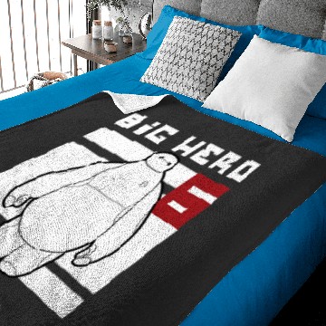 Discover Disney Big Hero 6 Baymax All White Flag Baby Blankets
