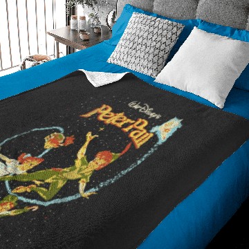 Discover Disney Peter Pan Darling Flight Vintage Graphic Baby Blankets