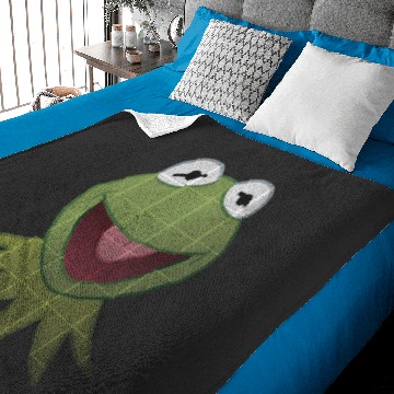Discover Disney Muppets K the frog Face Baby Blankets