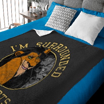 Discover Disney The Lion King Scar & Hyenas Surrounded By Idiots Baby Blankets