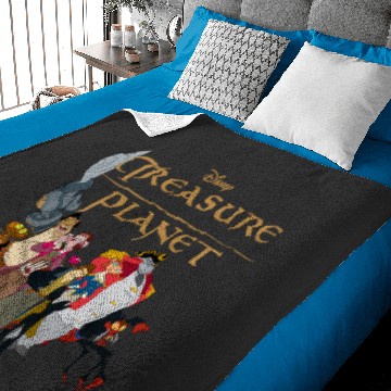 Discover Disneys treasure planet logo and characters long sleeve Baby Blankets