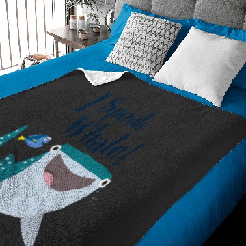 Discover Disney Pixar Finding Dory Destiny amp; Dory I Speak Whale Logo Baby Blankets