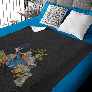 Discover Disney Ducktales Scrooge McDuck Coins Baby Blankets