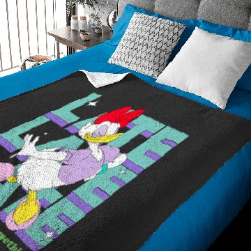 Discover Disney Daisy Duck Probably Late for Something Funny Baby Blankets