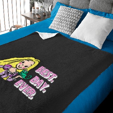 Discover Disney Tangled Rapunzel Pascal Drawing Best Day Ever Logo Baby Blankets