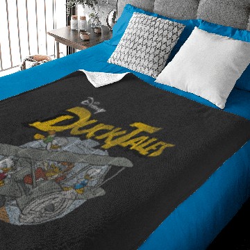 Discover Disney DuckTales Ducks On Airplane Distressed Portrait Baby Blankets