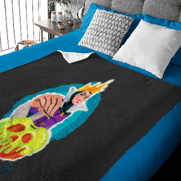 Discover Disney Villains Evil Queen Poison Apple Just One Bite Baby Blankets