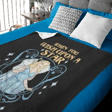 Discover Disney Pinocchio Blue Fairy Wish Upon a Star Baby Blankets