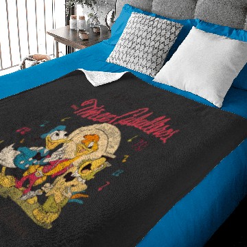 Discover Disney The Three Caballeros Donald Duck Vintage Distressed Baby Blankets