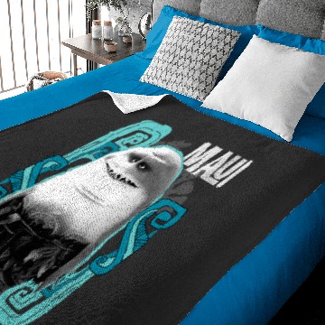 Discover Disney Moana Maui Half Shark Baby Blankets