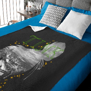 Discover Disney Peter Pan Tinkerbell Silhouette Fill London Bridge Baby Blankets