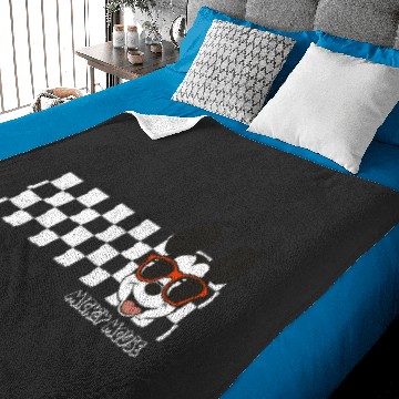 Discover Disney Mickey And Friends Mickey Mouse Checkerboard Stripe Baby Blankets
