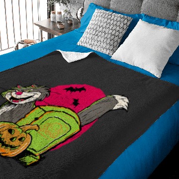 Discover Womens Disney Cinde Halloween Lucifer The Cat Graveyard V-Neck Baby Blankets