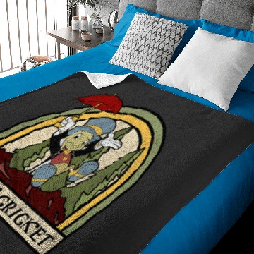 Discover Disney Pinocchio Jiminy Cricket Established 1940 Baby Blankets